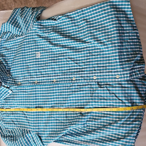 Chaps Blue Checkered Men's Shirt Size Large - Picture 13 of 13